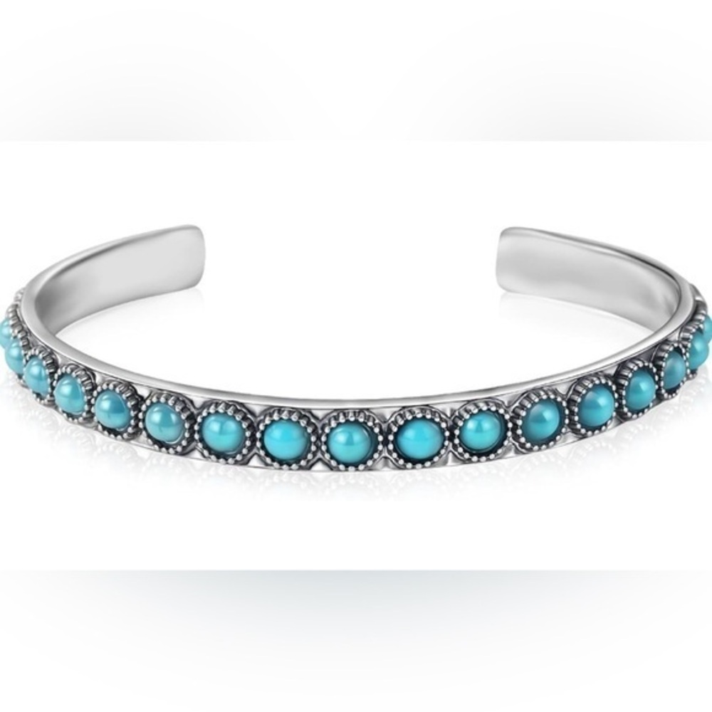 Silver and Turquoise Women's Bracelet NWT